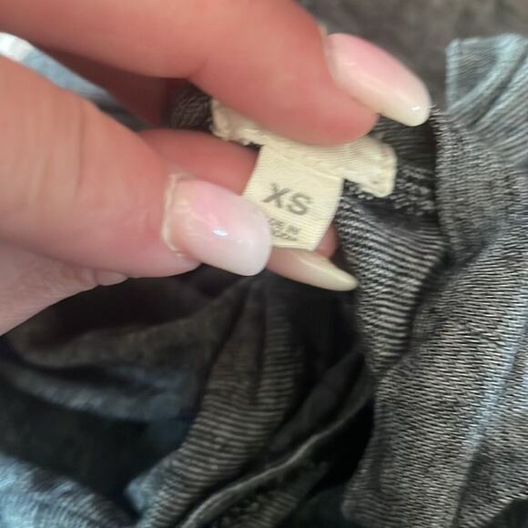 J. Crew cardigan black and white striped sweater v-neck button up lightweight XS - Picture 7 of 9